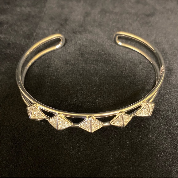 Bomb Party Elevated Fall Stack set of 3 Bracelets Silver Plating - Picture 3 of 8